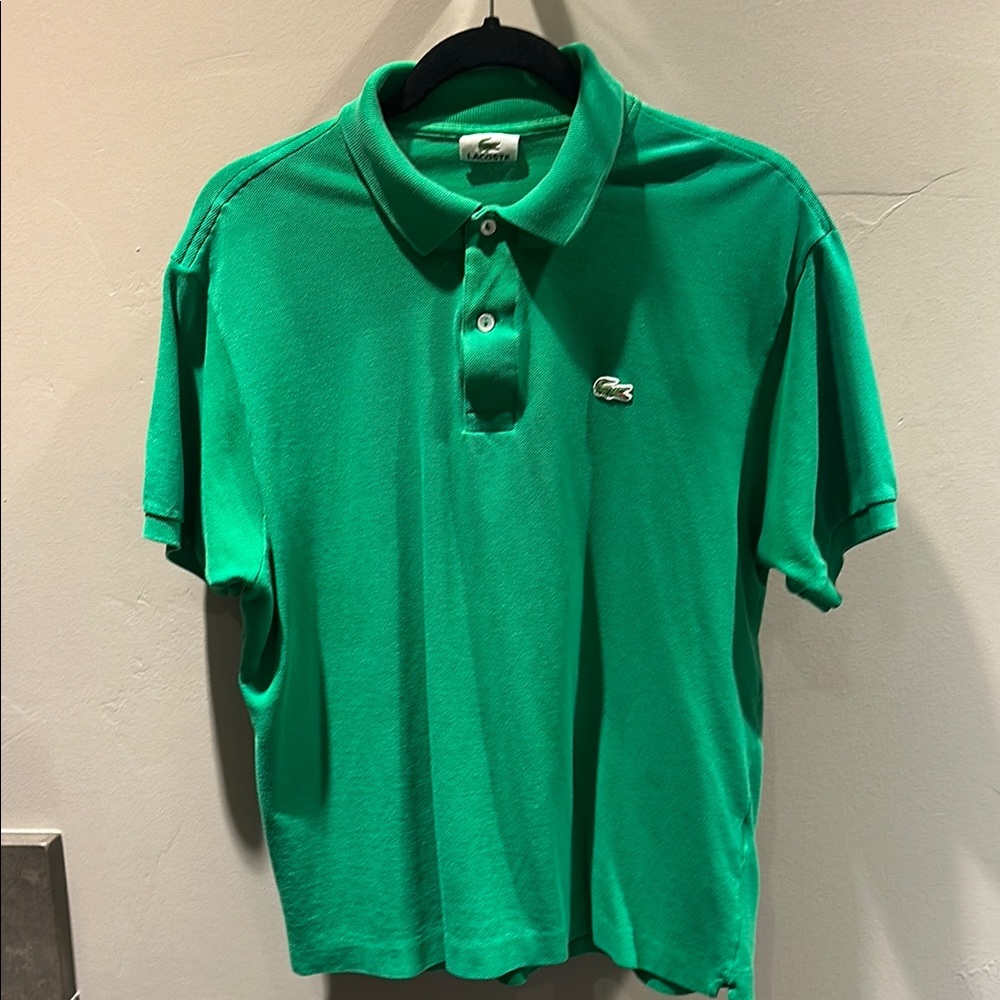 Lacoste Green Polo Shirt Size 5 5191L